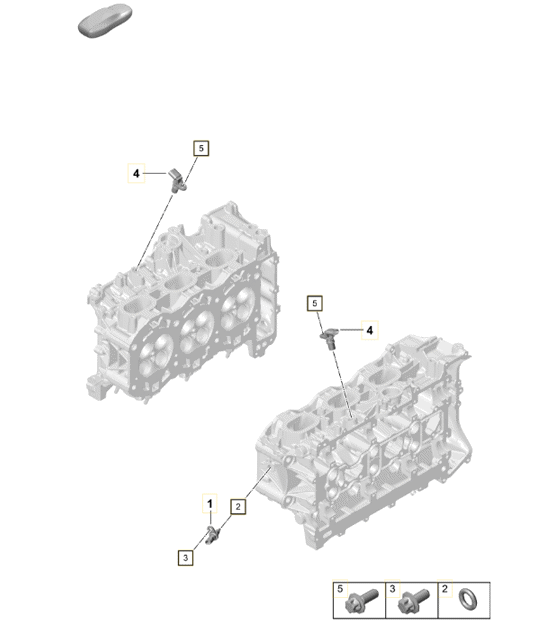 Diagram 103-007 Porsche 356 (1950-1965) Motor