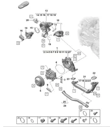 冷却液泵 718C (982C) Cayman GTS 4.0L 2017>>