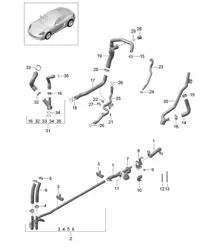 水冷 / 水管 / 控制 / 连接 718C (982C) Cayman 2017>>