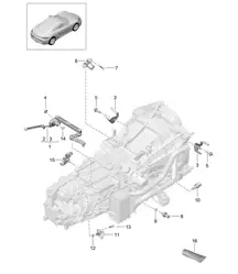 Handgeschakelde versnellingsbak / Afzonderlijke onderdelen / Sensor (Model: G8200,G8220) - Handgeschakelde 6 versnellingen - 718C (982C) Cayman 2017>>