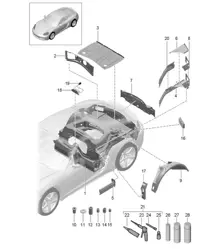 Parte posteriore 718C (982C) Cayman 2017>>
