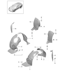 衬片/轮罩 718C (982C) Cayman 2017>>