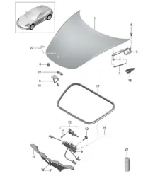 前盖 718C (982C) Cayman 2017>>