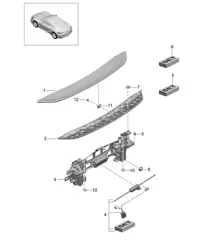 Rear spoiler 718C (982C) Cayman 2017>>