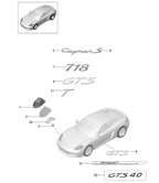 Body Cayman 718C (982C) 2017>>