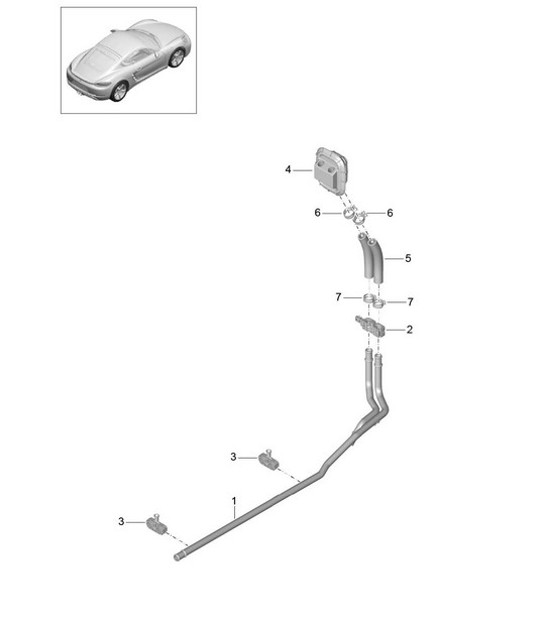 Diagram 813-000 Porsche Boxster 986/987/981 (1997-2016) Body