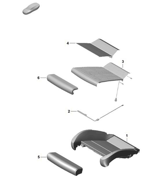 Diagram 817-003 Porsche Boxster 986/987/981 (1997-2016) Body