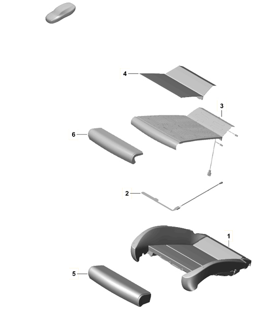 Diagram 817-018 Porsche Boxster 986/987/981 (1997-2016) Body