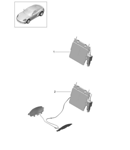 Diagram 817-022 Porsche Boxster 986/987/981 (1997-2016) Body