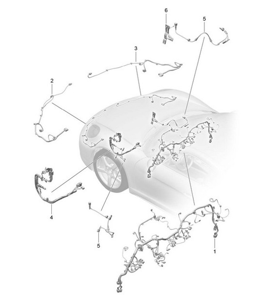 Diagram 902-011 Porsche Cayenne Turbo E-Hybrid Coupé con pacchetto GT V8 4.0 739 CV 