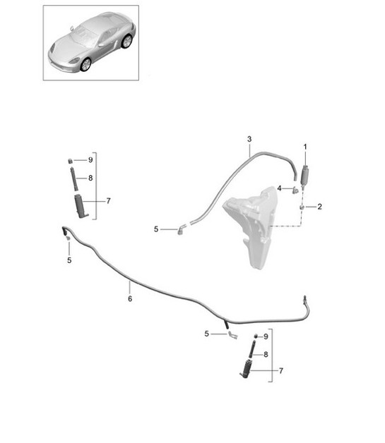 Diagram 904-020 Porsche Cayenne S 4.5L V8 2003>> Electrical equipment