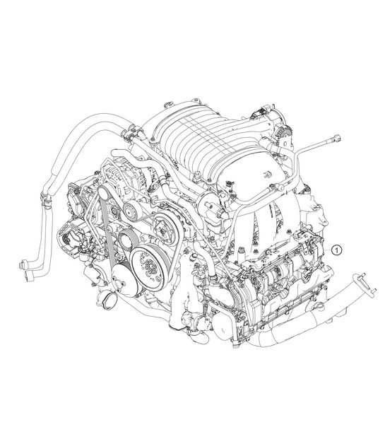 Diagram 1.1-01 Porsche Cayenne S V8 4.8L Petrol 400HP Engine