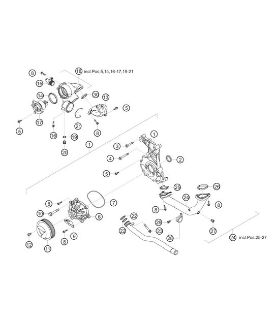 Diagram 1.1-12 Porsche Cayenne Turbo 4.5L 2003>> Engine