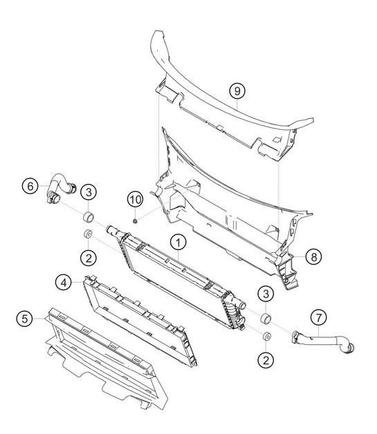 Diagram 1.1-16 Porsche Cayenne S/GTS 4.8L 2007>> Motore