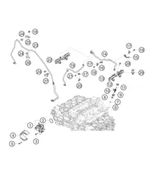 982 Cayman GT4 Clubsport 燃油分配系统 2019-2020