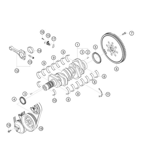 Diagram 1.1-03 Porsche Cayenne Coupé V6 3.0L benzina 340 CV 