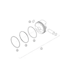Kolben 982 Cayman GT4 Clubsport 2019-2020
