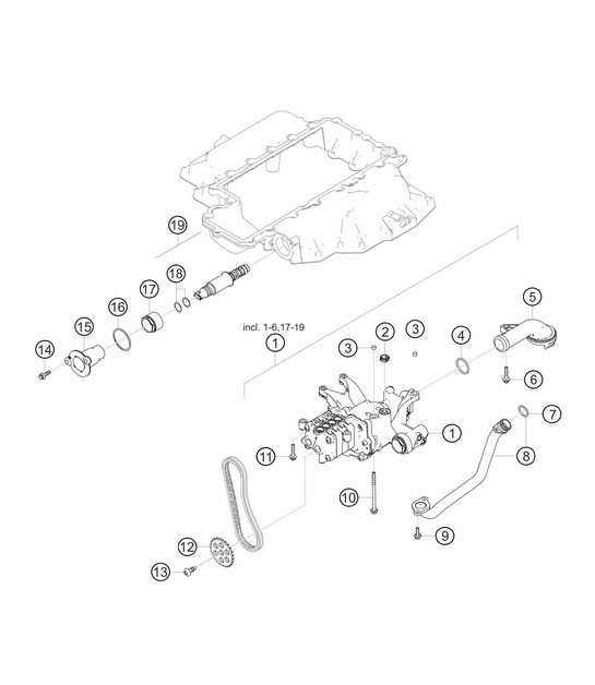 Diagram 1.1-09 Porsche 997 GT3 2007>> Engine