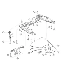 Essieu avant 982 Cayman GT4 Clubsport 2019-2020