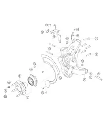 Montante posteriore 982 Cayman GT4 Clubsport 2019-2020