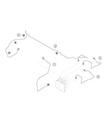 Conduites de frein avant 982 Cayman GT4 Clubsport 2019-2020