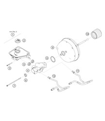 Hoofdremcilinder trackday 982 Cayman GT4 Clubsport 2019-2020