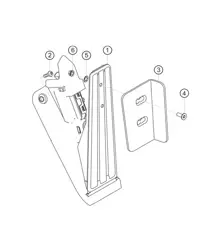 Pedal del acelerador 982 Cayman GT4 Clubsport 2019-2020
