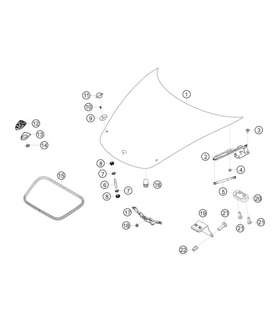 Diagram 8.8-18 Porsche 993（911）（1994-1998）  车身