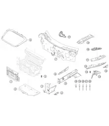 Face avant 982 Cayman GT4 Clubsport 2019-2020