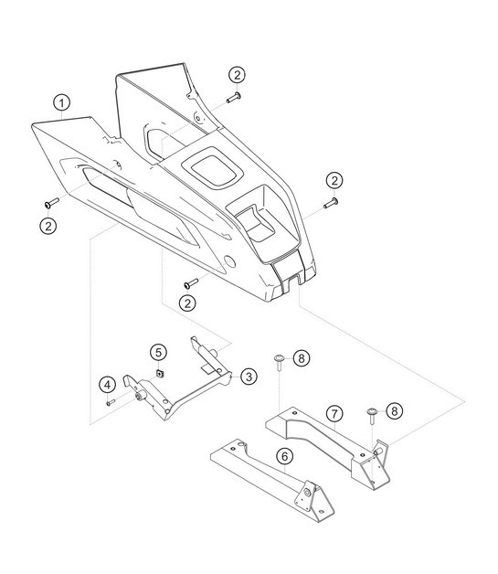Diagram 8.8-26 Porsche Cayman GTS 718 2.5L PDK (365 PS) Karosserie
