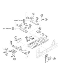 Unité de plancher 982 Cayman GT4 Clubsport 2019-2020