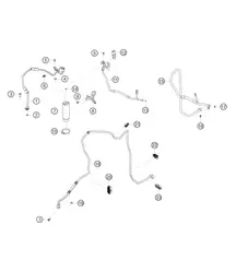 Kältemittelleitung / Trockner 982 Cayman GT4 Clubsport 2019-2020