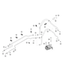 Refrigerant line / Compressor 982 Cayman GT4 Clubsport 2019-2020