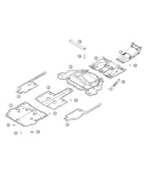 Revêtement de soubassement 982 Cayman GT4 Clubsport 2019-2020