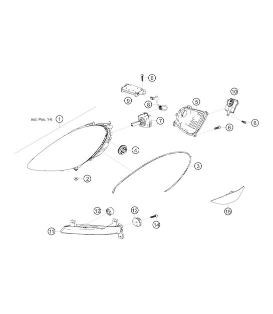 Diagram 9.9-16 Porsche Cayenne S/GTS 4.8L 2007>> Materiale elettrico