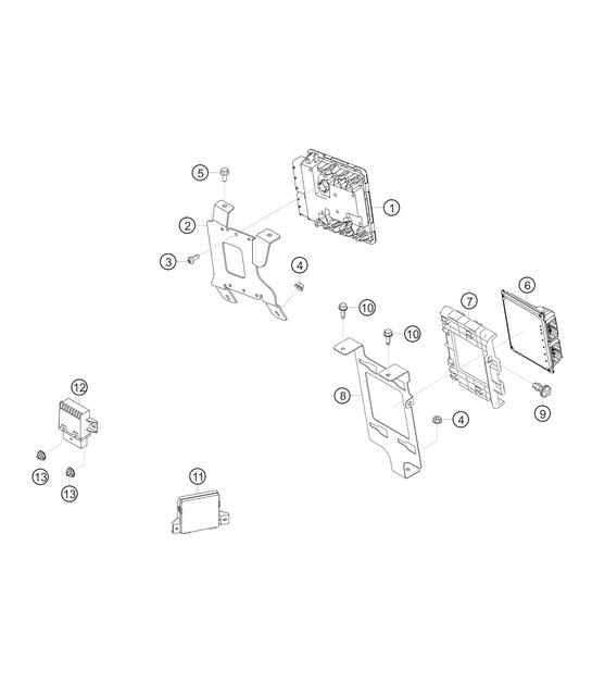 Diagram 9.9-02 Porsche 964 (911) (1989-1994) Electrical equipment