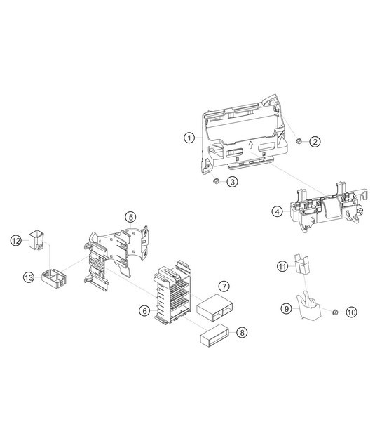 Diagram 9.9-05 Porsche Cayman 718C (982C) 2017>> Electrical equipment