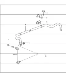 stabiliser 986 Boxster 1997-04