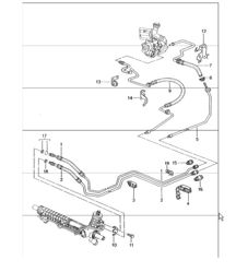 power steering lines 986 Boxster 1997-04 power steering lines 986 Boxster 1997-04