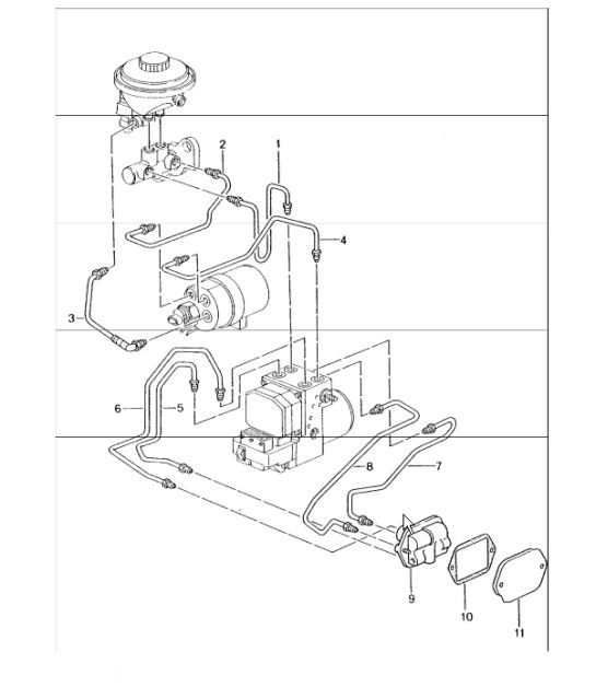 Diagram 604-09 Porsche Cayman 987C/981C (2005-2016) Wheels, Brakes