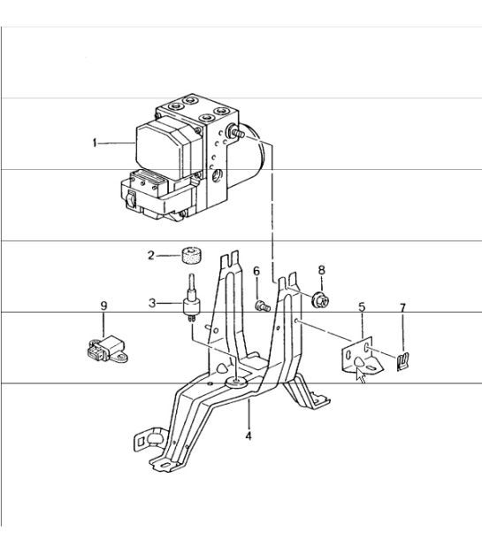 Diagram 605-00 Porsche Cayman 718 2.0L PDK (300Bhp) Ruote, freni