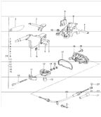 Hand Lever System, Pedal Cluster  Boxster 986/987/981 (1997-2016)