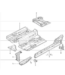 floor centre 986 Boxster 1997-04