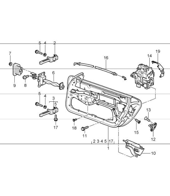 Diagram 804-00 Porsche 开曼 S 3.4L 987C 2005-08  车身