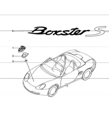 Insignien 986 Boxster 1998-04