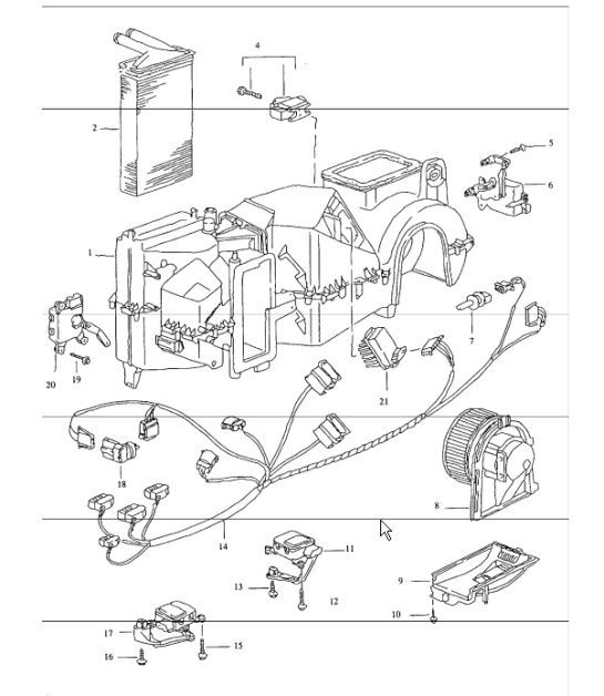 Diagram 813-05 Porsche Cayenne Turbo / Turbo S 4.8L 2007>> Body