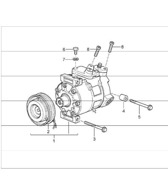 Diagram 813-15 Porsche 卡宴 Turbo 4.5L 2003>>  车身