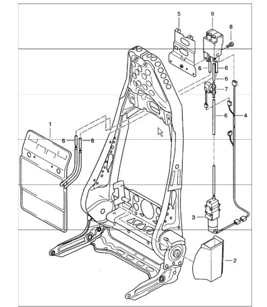 Diagram 817-07 Porsche Cayman S 3.4L 987C 2005-08 Body