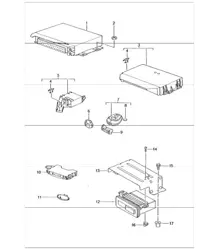 control units 986 Boxster 1997-04