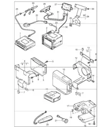 radio, booster, navigation system and telephone for 986 Boxster 2003 ONWARDS